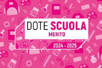 Dote Scuola – componente Merito, anno scolastico e formativo 2024/2025
